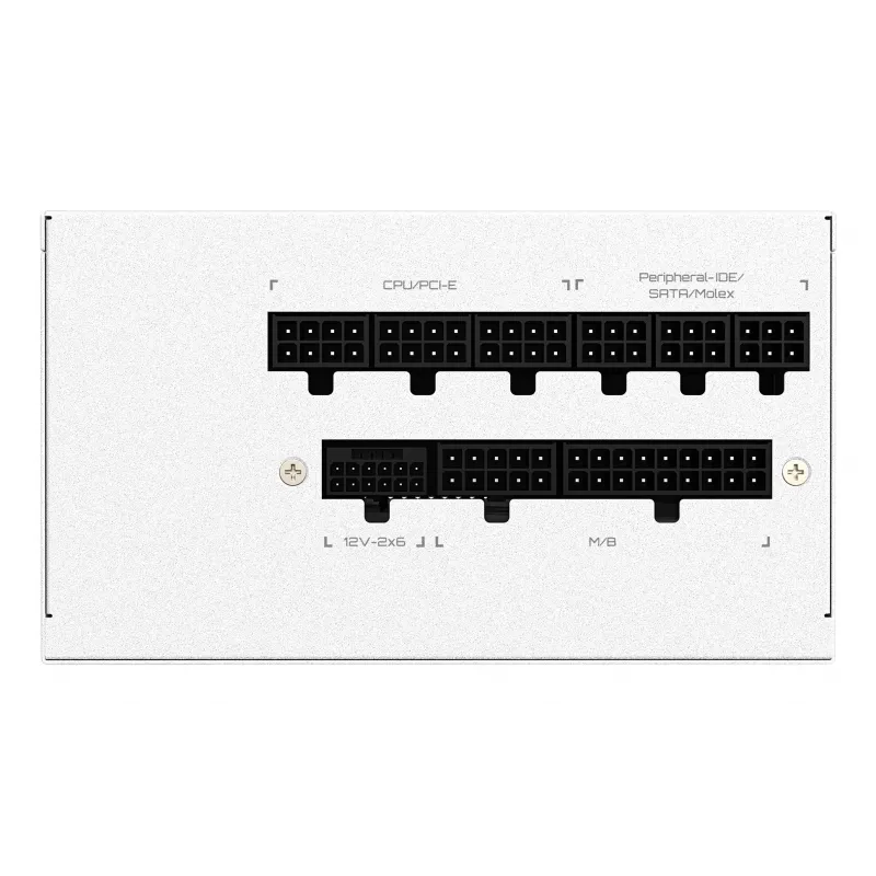Alimentatore GIGABYTE UD1000GM PG5 V2 1000W ATX 3.1 completamente modulare 80 PLUS Gold bianco