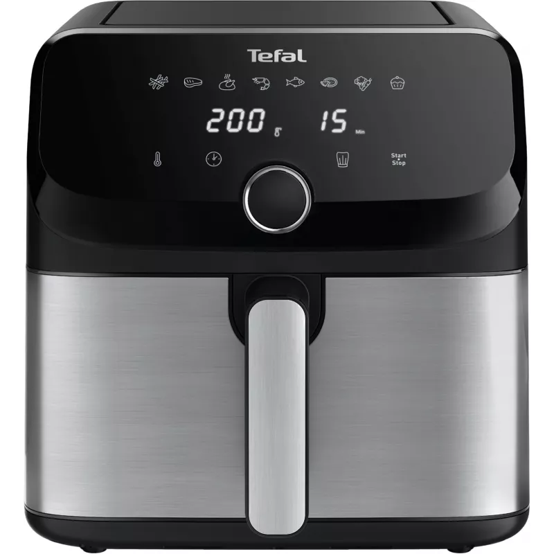 Friggitrice ad aria Tefal Easy Fry Mega EY855D10 singola 7,5 l a sé stante 2020 W nero, acciaio inox
