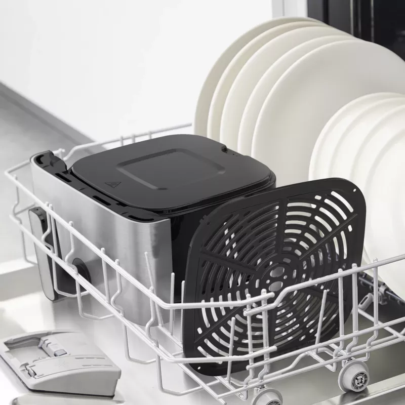 Friggitrice ad aria Tefal Easy Fry Mega EY855D10 singola 7,5 l a sé stante 2020 W nero, acciaio inox