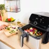 Friggitrice ad aria Tefal Easy Fry Mega EY855D10 singola 7,5 l a sé stante 2020 W nero, acciaio inox