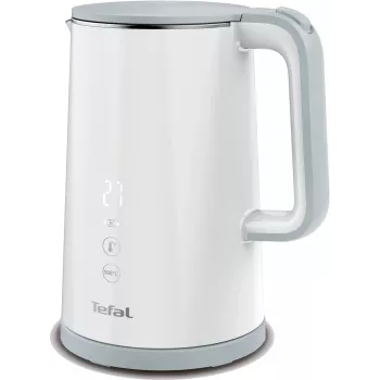 Bollitore elettrico Tefal KO6931, 1,5 L, 1800 W, bianco, 5 impostazioni di temperatura, funzione mantieni caldo 30 min.