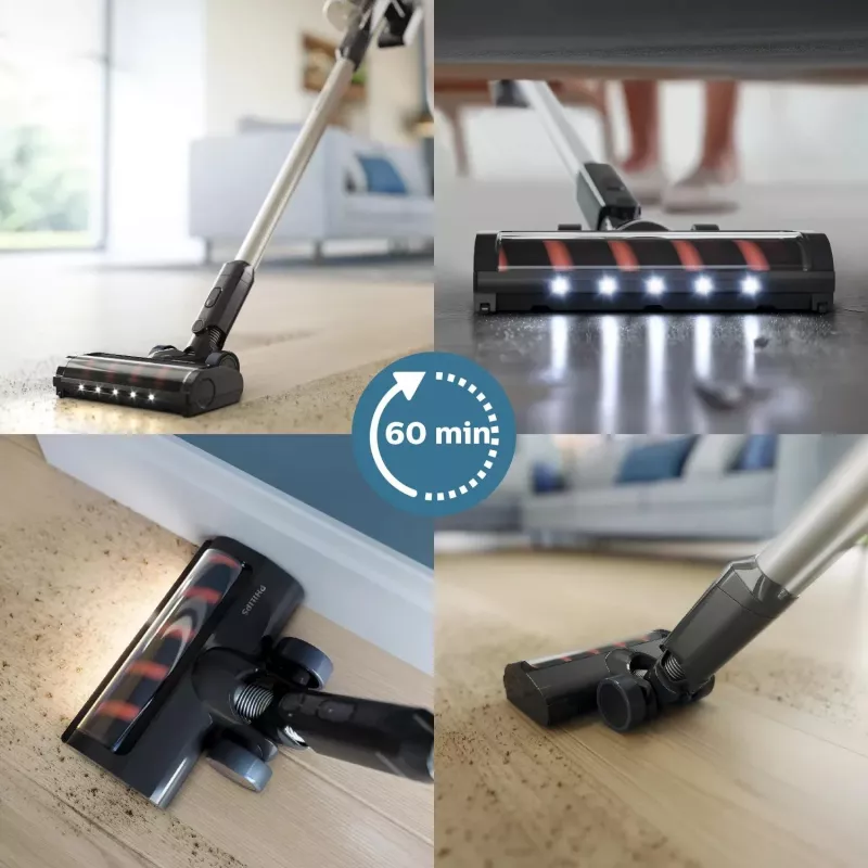 Aspirapolvere a bastone Philips serie 3000 XC3031 a batteria a secco senza sacchetto