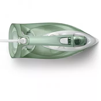 Ferro da stiro Philips serie 7000 DST7012/70 ferro da stiro a vapore suola SteamGlide Plus 2600 W verde, grigio