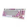 Tastiera gaming MSI FORGE GK600 TKL WIRELESS VIOLET USB + Bluetooth QWERTY UK English rosa, viola, bianco
