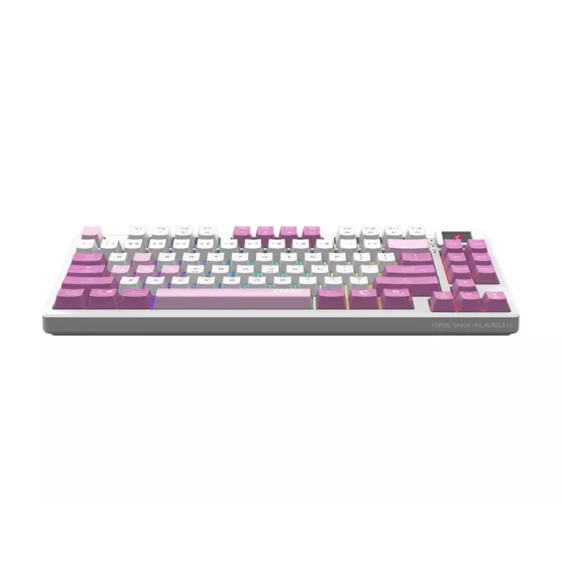 Tastiera gaming MSI FORGE GK600 TKL WIRELESS VIOLET USB + Bluetooth QWERTY UK English rosa, viola, bianco