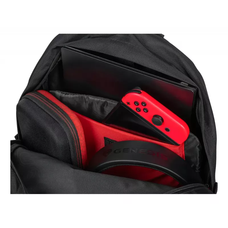 Zaino gaming Genesis GENESIS Palladium 200 — nero, poliestere, 140×280×400 mm
