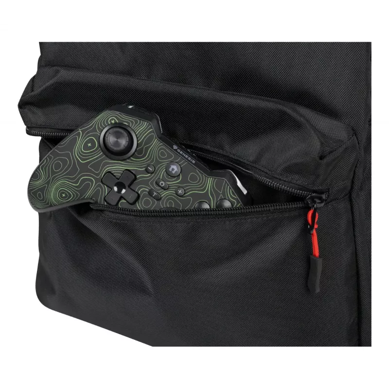 Zaino gaming Genesis GENESIS Palladium 200 — nero, poliestere, 140×280×400 mm
