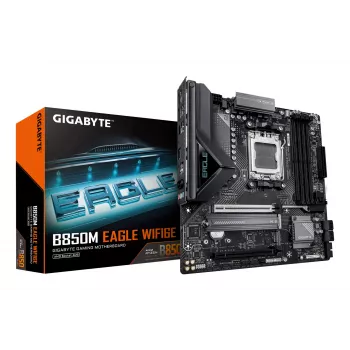 Scheda madre GIGABYTE B850M EAGLE WIFI6E socket AM5 per AMD Ryzen 7000/8000/9000, DDR5 fino a 8200MHz (OC), PCIe 5.0, Wi‑Fi 6E, 2.5 GbE