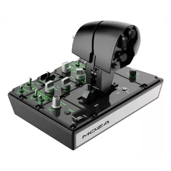 Pannello throttle Moza Racing MTP, nero, metallo, 15 bit, 277 mm, 194 mm, 216 mm