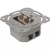 Presa a parete InLine Cat.6 2x RJ45 orizzontale — montaggio a parete o incasso