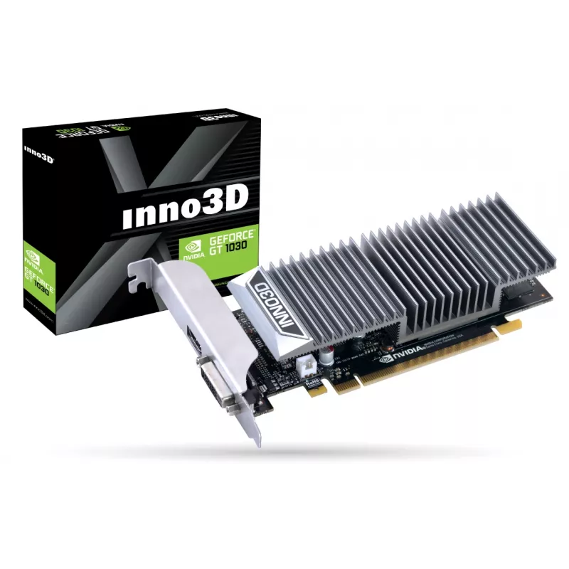 Scheda grafica INNO3D NVIDIA GeForce GT 1030 2 GB GDDR5 Low Profile GDDR5 2 GB PCIe