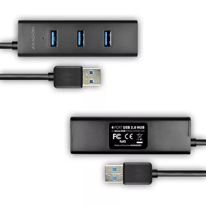 Axagon HUE-S2BP hub di ricarica 4x USB 3.0 con cavo 1,2 m incl. alimentatore
