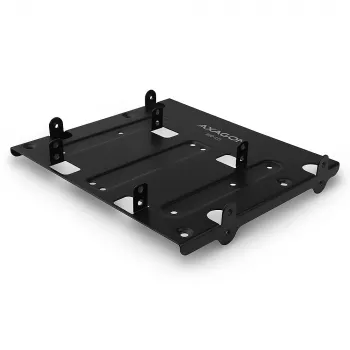 Axagon RHD-435 supporto per 4x 2,5 pollici o 2x 2,5 pollici HDD/SSD & 1x 3,5 pollici HDD in vano 5,25 pollici, metallo