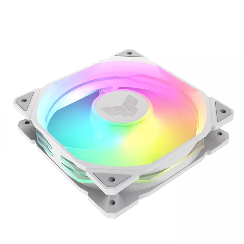 Dissipatore ad aria per case ASUS TUF GAMING TR120 ARGB REVERSE 3IN1 bianco 12 cm