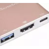 Adattatore video USB-C su HDMI SILVERSTONE EP08 (USB‑C 3.1, HDMI) rosa