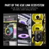 Kit di avvio ventole CORSAIR Icue Link Lx140-r RGB 140mm PWM Reverse - bianco