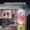 Kit di avvio ventole CORSAIR Icue Link Lx140-r RGB 140mm PWM Reverse - bianco