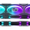 Phanteks D30-140 PH-F140D30_DRGB_PWM_BK01 ventola per case PWM D-RGB, Regular Airflow, 140 mm, nera