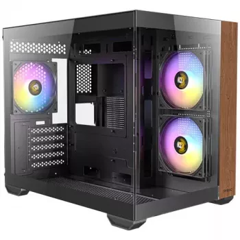Case per PC Antec CX600M Midi Tower nero, legno