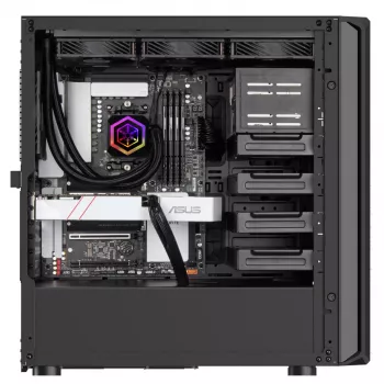 Case per PC Silverstone SETA D1 Midi Tower nero