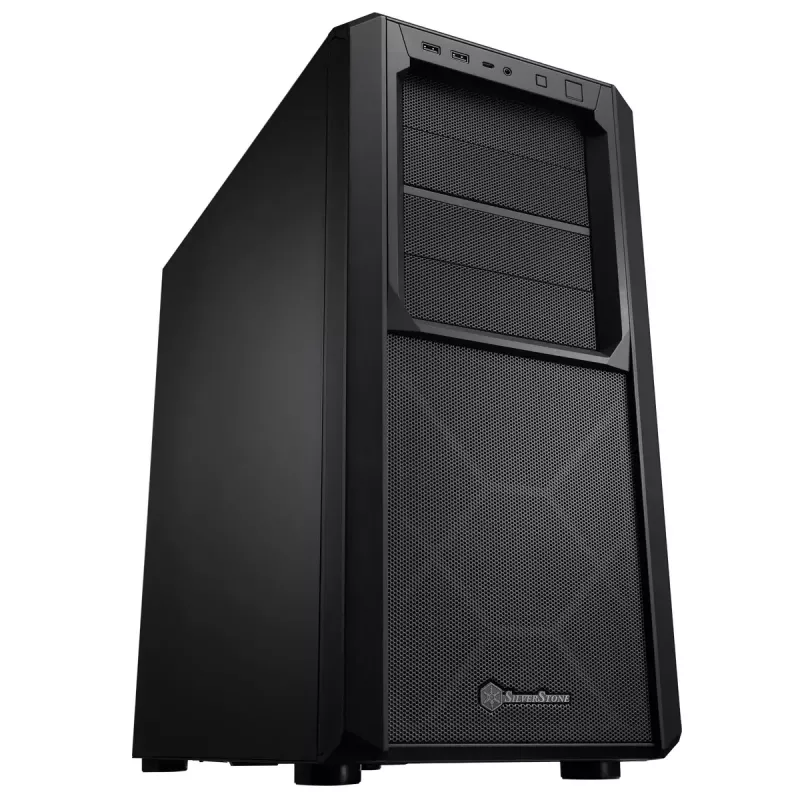Case per PC Silverstone SETA D1 Midi Tower nero