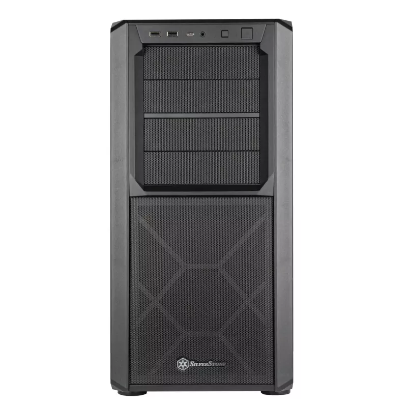 Case per PC Silverstone SETA D1 Midi Tower nero