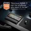Glorious GMMK 3 Pro 75% tastiera gaming barebone GLO-KB-GMMK3-PRO-75-BB-W-BLK-US, cablata, layout ANSI US, nera