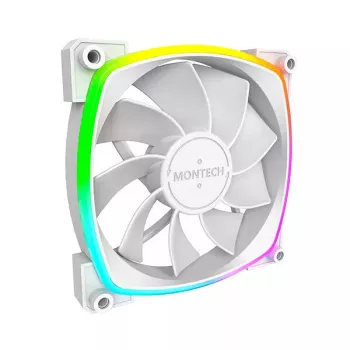 Ventola Montech RX120 PWM 12 cm 800-1600 RPM 27 dB bianco