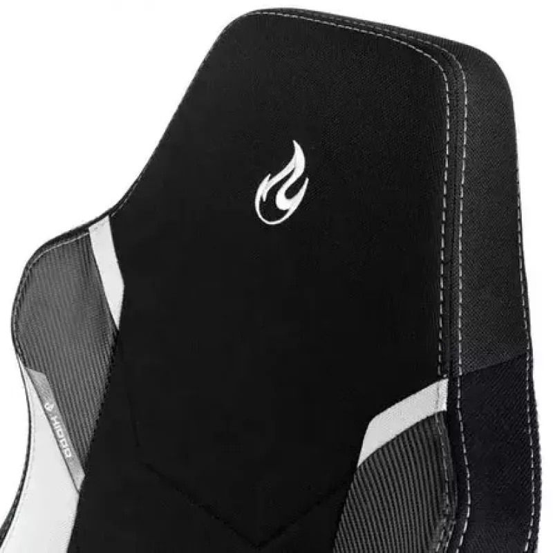 Nitro Concepts X1000 NC-X1000-BW sedia da gaming, seduta imbottita, nera/bianca (Radiant White)