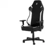 Sedia da gaming per PC Nitro Concepts X1000 seduta imbottita nero bianco 135 kg