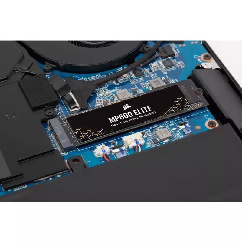 SSD Corsair MP600 Elite CSSD-F1000GBMP600ENH, 1 TB, M.2 2280, PCIe 4.0 x4 NVMe, 3D TLC, crittografia AES a 256 bit