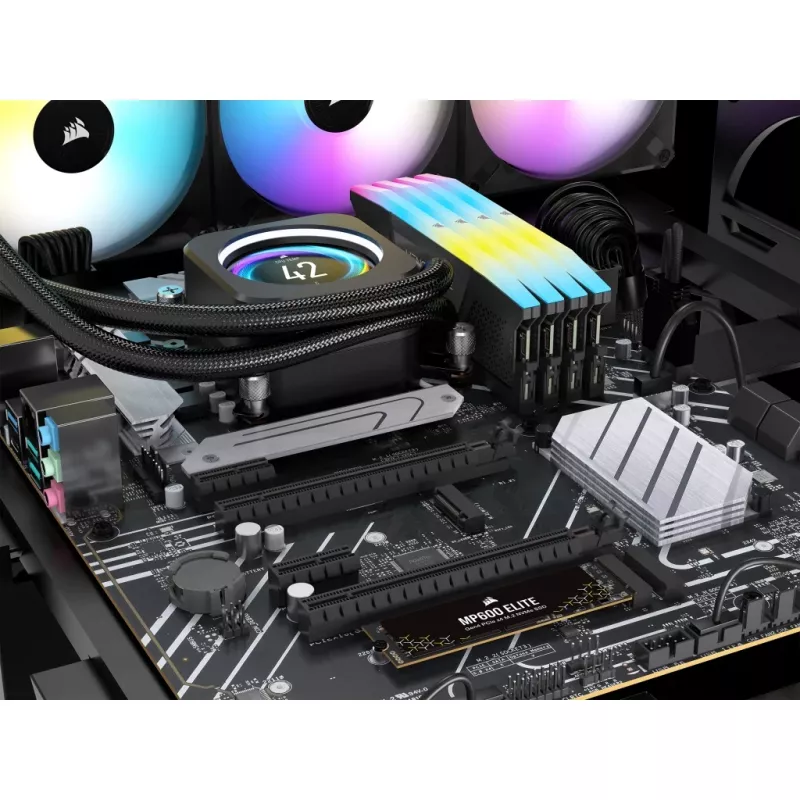 SSD Corsair MP600 Elite CSSD-F1000GBMP600ENH, 1 TB, M.2 2280, PCIe 4.0 x4 NVMe, 3D TLC, crittografia AES a 256 bit