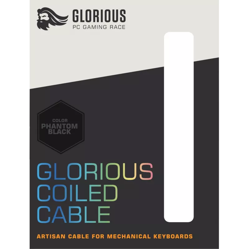 Glorious Gaming Coiled nero 1,37 m