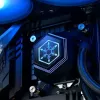 Dissipatore a liquido AiO per CPU SilverStone Permafrost PF360-ARGB V2 SST-PF360-ARGB-V2 da 360 mm, ARGB, con controller RGB incluso, nero