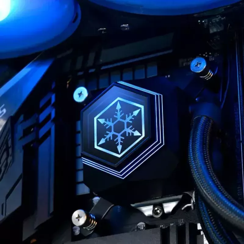 Dissipatore a liquido AiO per CPU SilverStone Permafrost PF360-ARGB V2 SST-PF360-ARGB-V2 da 360 mm, ARGB, con controller RGB incluso, nero