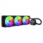 Dissipatore a liquido AiO per CPU SilverStone Permafrost PF360-ARGB V2 SST-PF360-ARGB-V2 da 360 mm, ARGB, con controller RGB incluso, nero