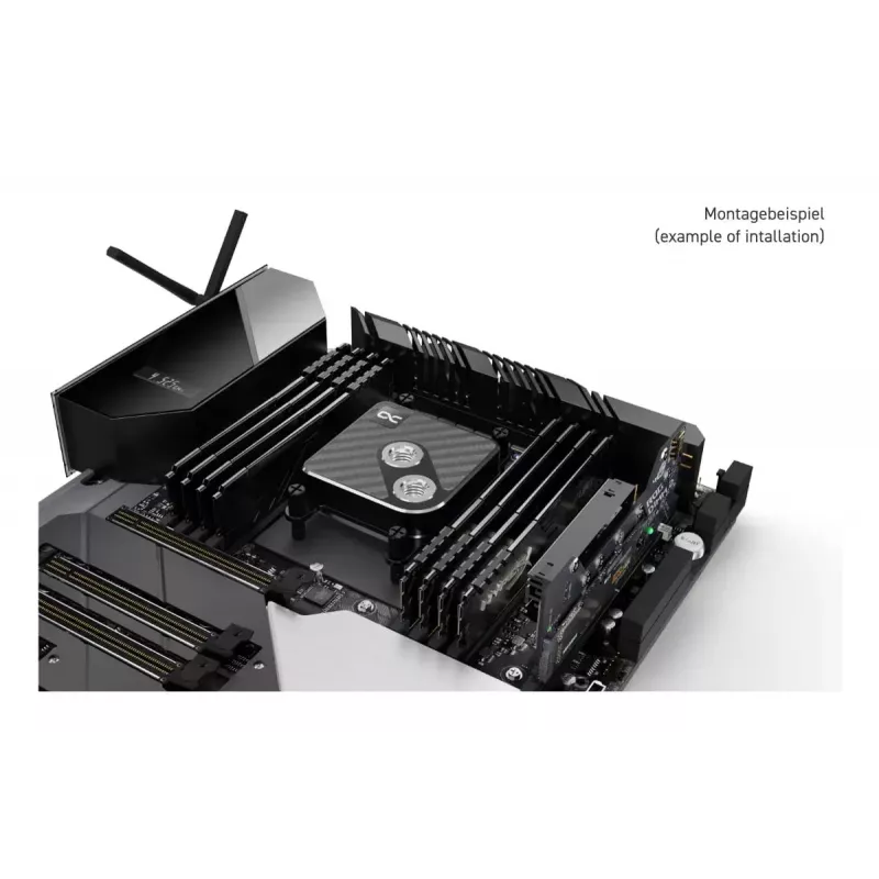 Waterblock per CPU Alphacool Core 1, Carbon