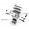 Waterblock per CPU Alphacool Core 1, Carbon