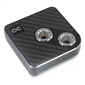 Waterblock Alphacool Core 1 Carbon ottone rame nichel nero 72mm