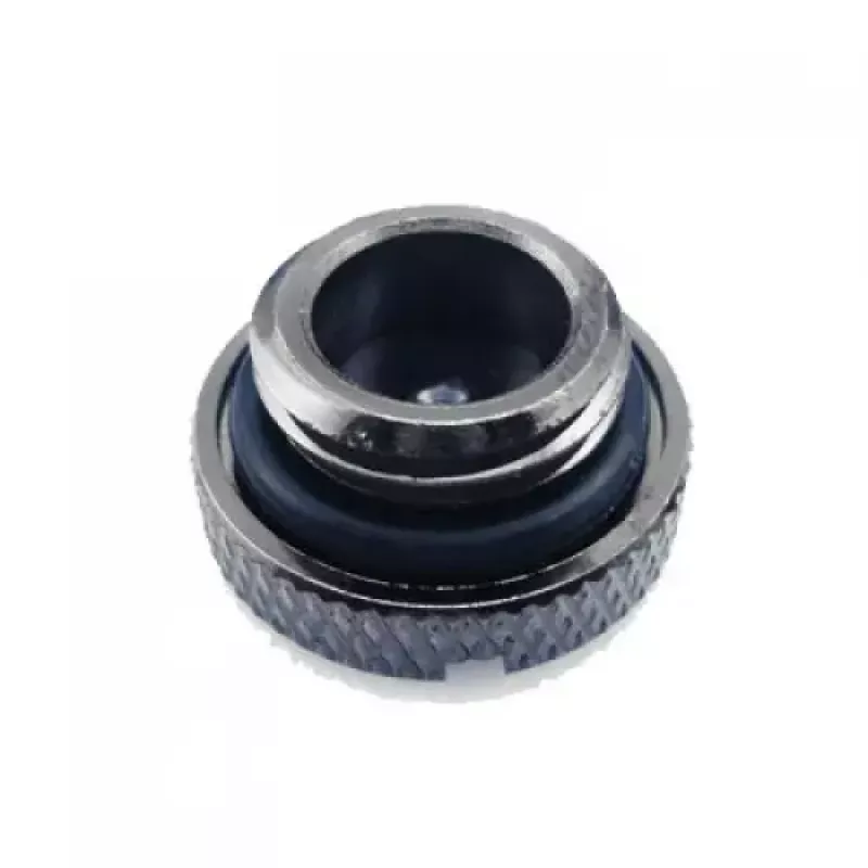 Tappo di chiusura XSPC G1/4 con filettatura maschio, cromo nero