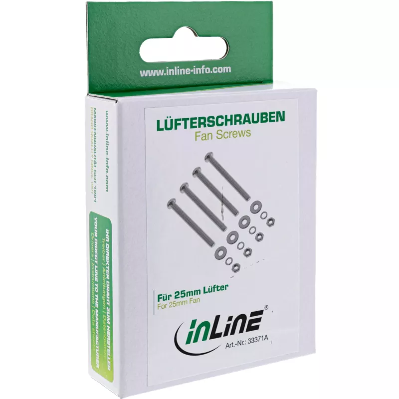 Set viti per ventole InLine 33371A