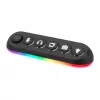 Streamplify HUB DECK 5 hub USB, 4x USB 3.0, 1x USB 2.0, RGB, 12V, cavo di alimentazione UE, nero