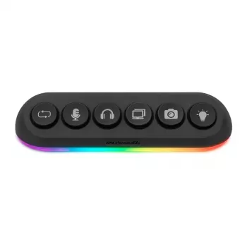 Streamplify HUB DECK 5 nero USB 2.0 USB 3.0 24W 1.8m