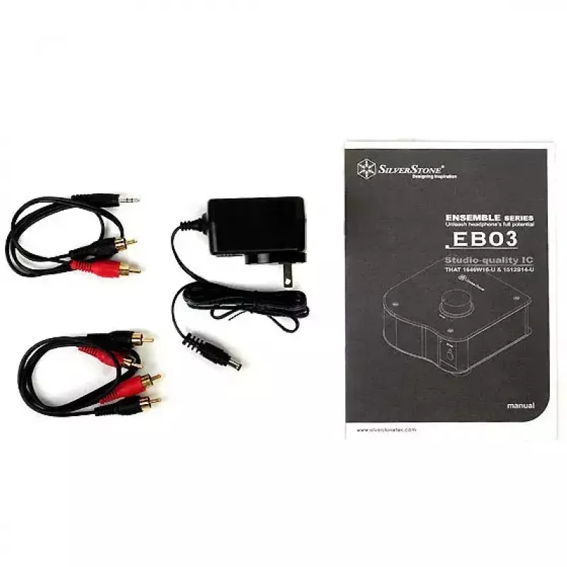 Amplificatore per cuffie Silverstone SST-EB03S 16-600Ω 6,3 mm