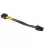 Cavo di alimentazione interno Akasa AK-CBPW10-15BK 0,15 m PCI-E 8-Pin ATX 4-Pin