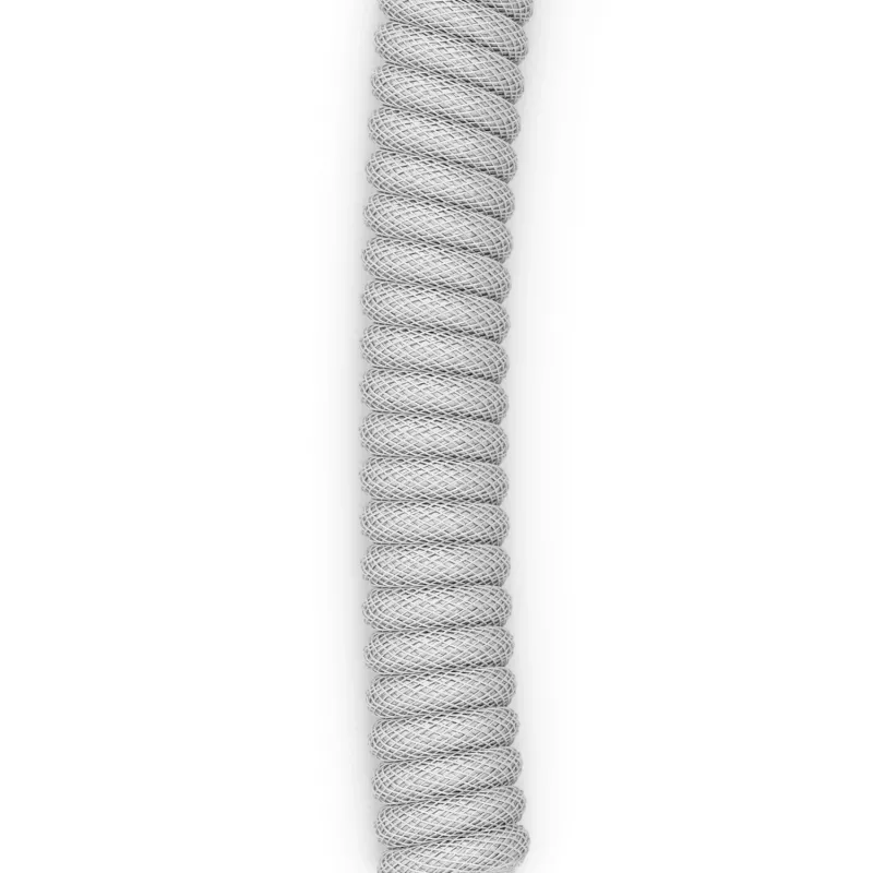 Cavo USB coiled GLORIOUS GMMK Ghost White (GLO-KB-ACC-CBL-COIL-GWHT) – cavo spiralato, Ghost White