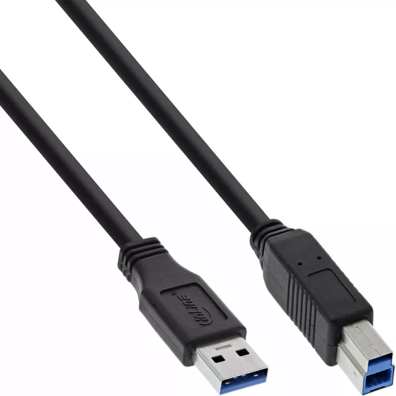 Cavo USB 3.2 Gen.1 Type-A connettore maschio / Type-B connettore maschio InLine 35320 2 m nero