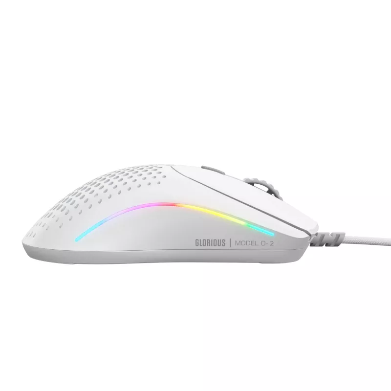 Glorious Gaming Glorious Model O 2 Mini - bianco opaco, per destrorsi, ottico, USB Type-A, 26000 DPI, bianco