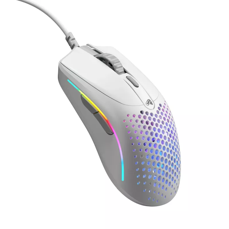 Glorious Gaming Glorious Model O 2 Mini - bianco opaco, per destrorsi, ottico, USB Type-A, 26000 DPI, bianco