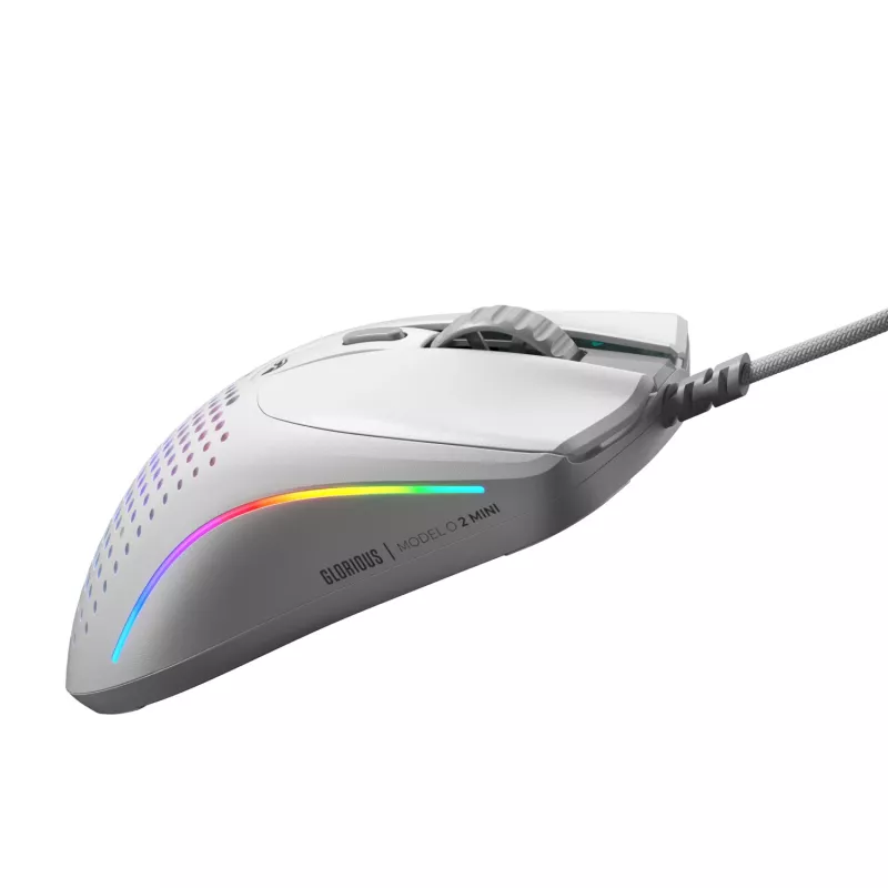 Glorious Gaming Glorious Model O 2 Mini - bianco opaco, per destrorsi, ottico, USB Type-A, 26000 DPI, bianco